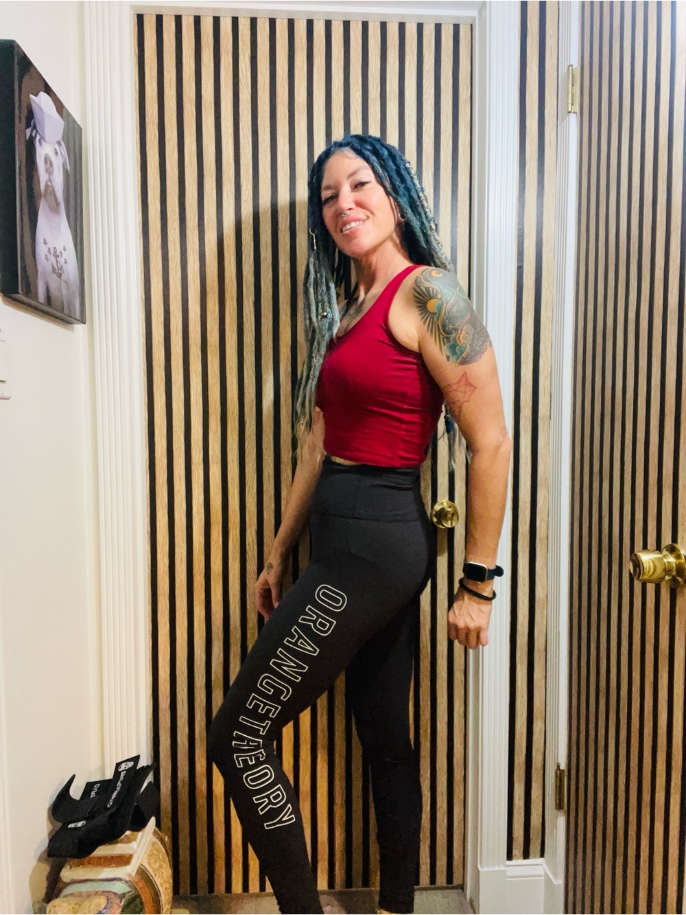 lululemon athletica Orangetheory Black Logo Leggings